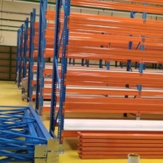 Heavy Duty Pallet Racks w/ Plywood