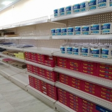 Heavy Duty Display Rack - Perforated