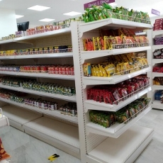 Heavy Duty Display Rack - Perforated