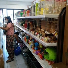 Light Duty Display Rack - Wiremesh