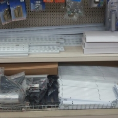 Wall Mounted Display Rack