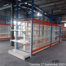 WIREMESH GONDOLA WITH PALLET RACK