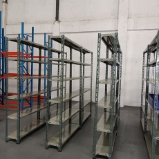 SLOTTED ANGLE RACK -  STEEL PLATE