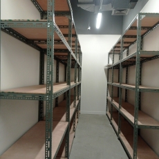 SLOTTED ANGLE RACK (PLYWOOD)