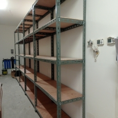 SLOTTED ANGLE RACK (PLYWOOD)