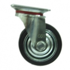industrial rubber caster 36075 36125